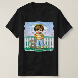 Boy Angel and Dog t-shirt