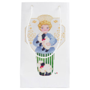 Boy Angel with Lamb gift bag