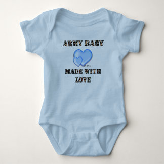 Boy Army Baby Made with Love byDani Bodysuit