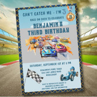 *Boy Auto Car Racing Theme 3rd Birthday Party