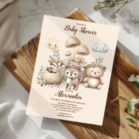 Boy Baby Boho Woodland Baby Shower
