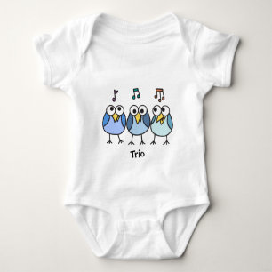 Boy Baby Byrdies Trio Bodysuit