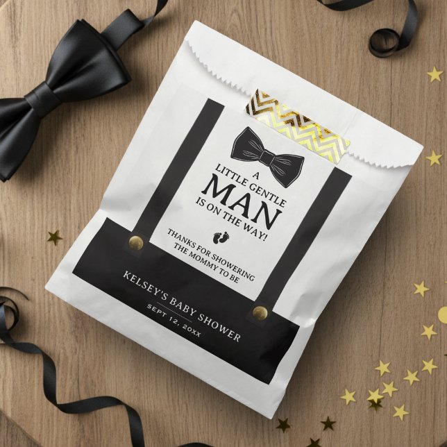 Boy Baby Shower A Little Gentleman Suspenders Favour Bags (Boy Baby Shower A Little Gentleman Suspenders Favor Bag
)