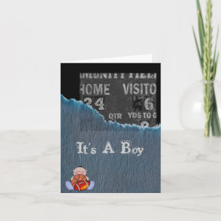 Boy-baby shower announcement