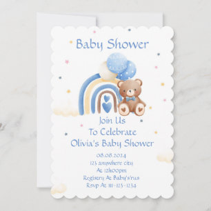 BOY BABY SHOWER INVITATION