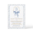 Boy Baby Shower Invitation