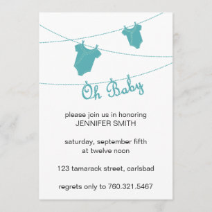 Boy Baby Shower Invitation