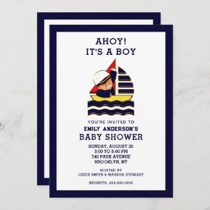 Boy Baby Shower Invitations