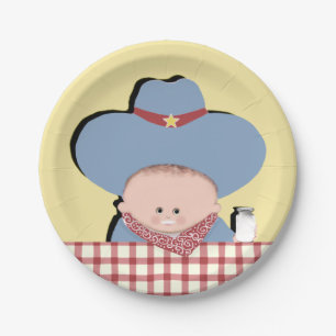 Boy Baby Shower Paper Plate