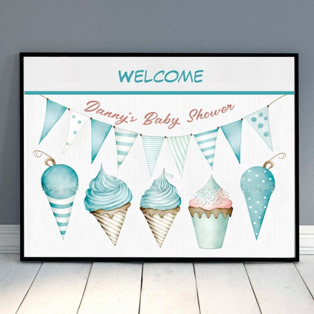 Boy Baby Shower Welcome Sign (Creator Uploaded)