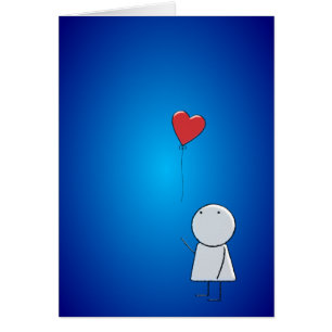 Boy & Balloon Card