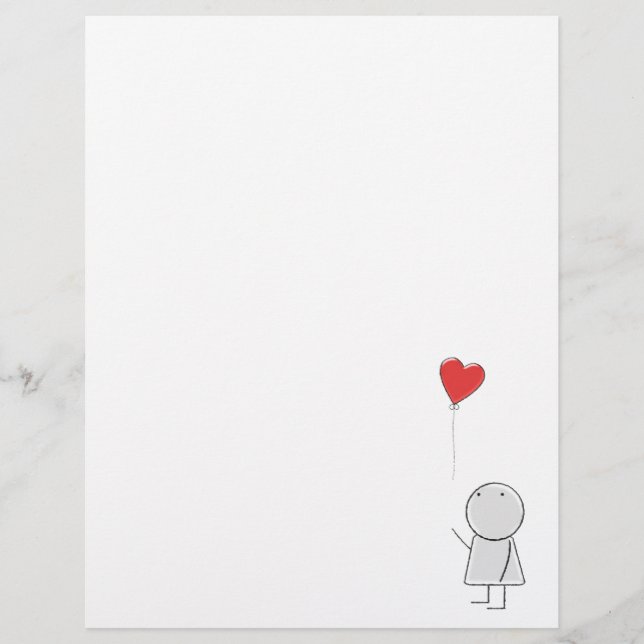 Boy & Balloon Letterhead (Front)
