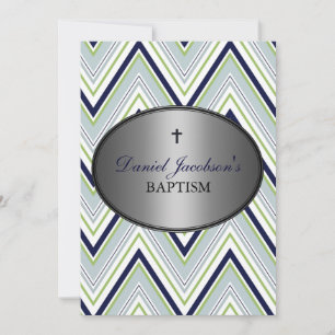 Boy Baptism Invitation