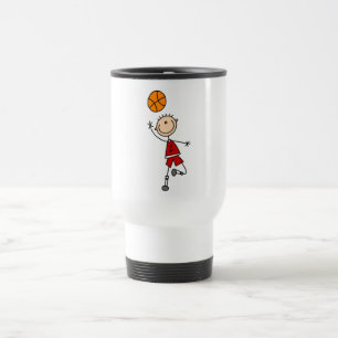 Boy Basketball Player Tshirts and Gifts Travel Mug