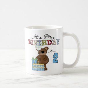 Boy Bear 2nd Birthday T-shirts and Gifts Coffee Mug