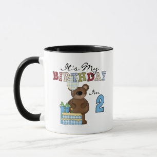 Boy Bear 2nd Birthday T-shirts and Gifts Mug