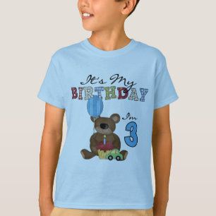 Boy Bear 3rd Birthday Tshirts and Gifts