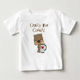 Boy Bear Crazy For Cocoa Holiday Baby T-Shirt
