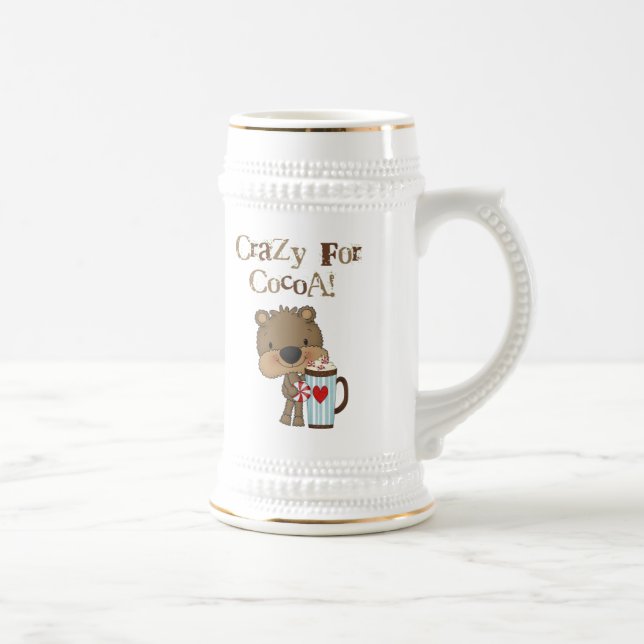 Boy Bear Crazy For Cocoa Holiday Beer Stein (Right)