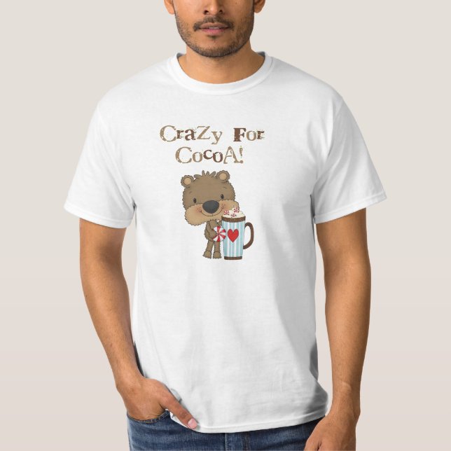 Boy Bear Crazy For Cocoa Holiday T-Shirt (Front)