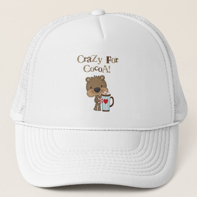 Boy Bear Crazy For Cocoa Holiday Trucker Hat (Front)