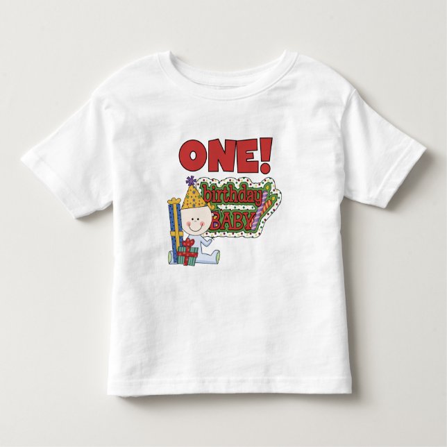 Boy Birthday Baby 1st Birthday Tshirts and Gifts (Front)