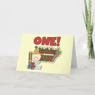 Boy Birthday Baby 1st Birthday Tshirts and Gifts Card