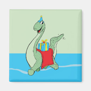 Boy, Birthday Dinosaur Magnet
