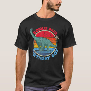 Boy Birthday I Bonus Papa I Brachiosaurus I Family T-Shirt