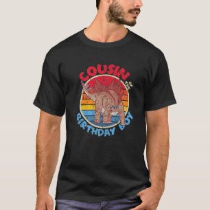 Boy Birthday I Cousin I Stegosaurus I Family Match T-Shirt