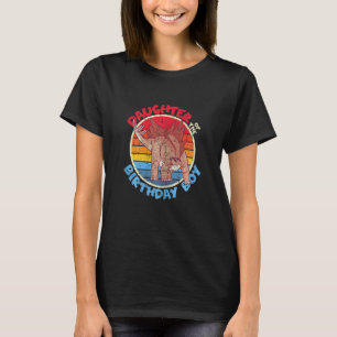 Boy Birthday I Daughter I Stegosaurus I Family Mat T-Shirt