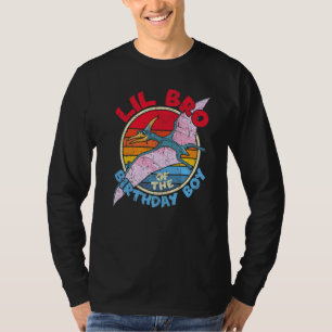Boy Birthday I Lil Bro I Pterodactylus I Family Ma T-Shirt