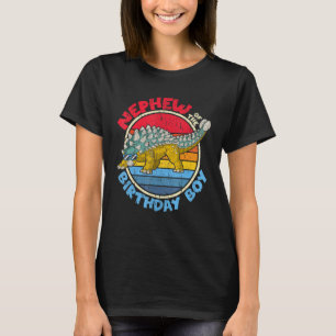 Boy Birthday I Nephew I Ankylosaurus I Family Matc T-Shirt