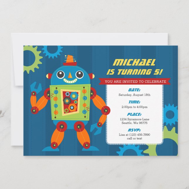 Boy Birthday Invitations (Front)
