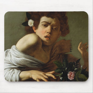 Boy Bitten by a Lizard, c.1595-1600 (oil on canvas Mouse Pad