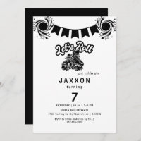 Boy Black Roller Skating Birthday Party