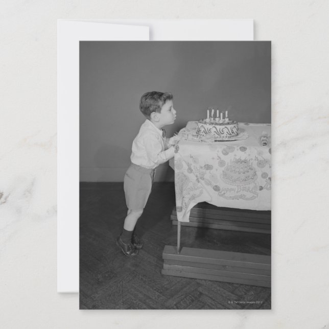 Boy Blowing Out Candles (Front)