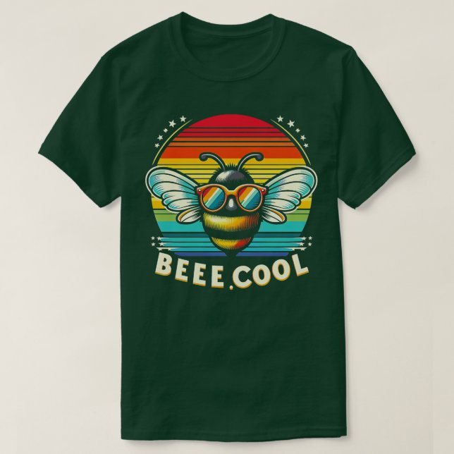 Boy Bumble Bee Cool Funny Kids Toddler Girl Bumble T-Shirt (Design Front)