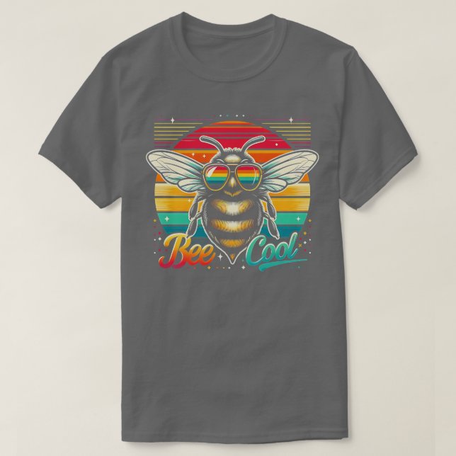 Boy Bumble Bee Cool Funny Kids Toddler Girl Bumble T-Shirt (Design Front)