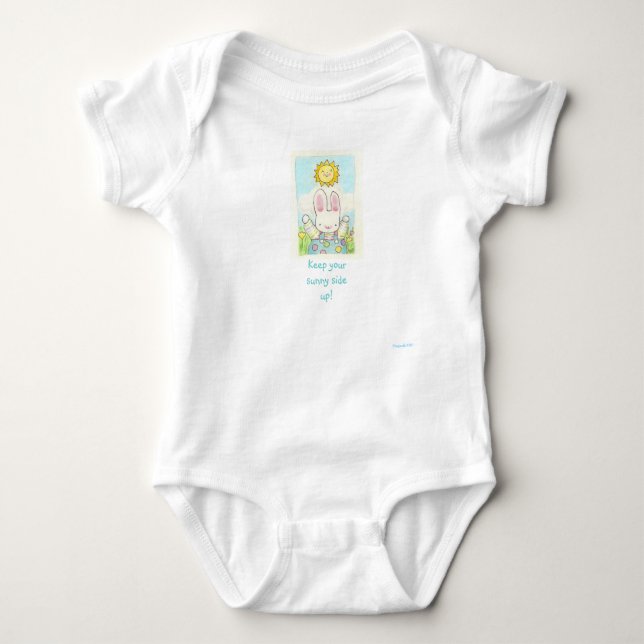 boy bunny -) baby bodysuit (Front)