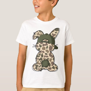 Boy Bunny Rabbit Duck Camo Camouflage Hat Byll Cap T-Shirt
