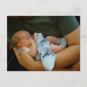 boy congrats postcard