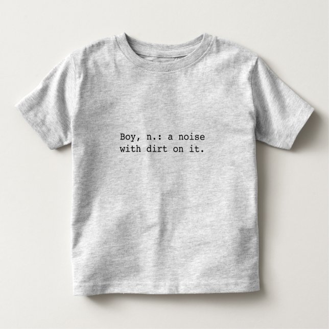 Boy Definition Toddler T-Shirt (Front)