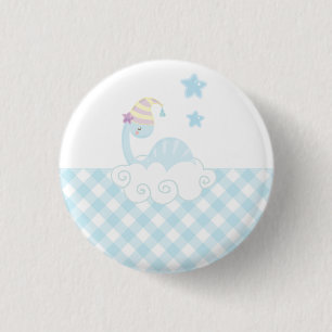 Boy Dinosaur Sleeping 3 Cm Round Badge