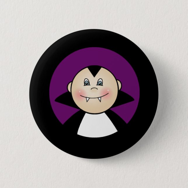 Boy Dracula 6 Cm Round Badge (Front)