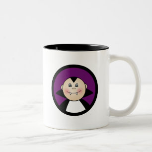 Boy Dracula Two-Tone Coffee Mug