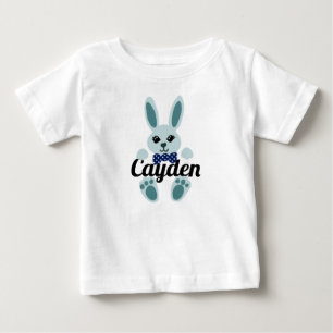 Boy Easter Bunny Custom Baby T-Shirt