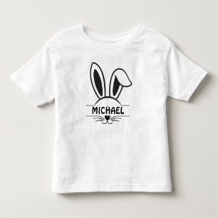 Boy Easter Bunny Face Toddler T-shirt