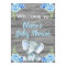 Boy Elephant Baby Shower Poster
