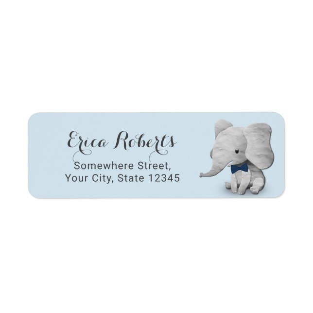Boy Elephant Light Blue (Front)